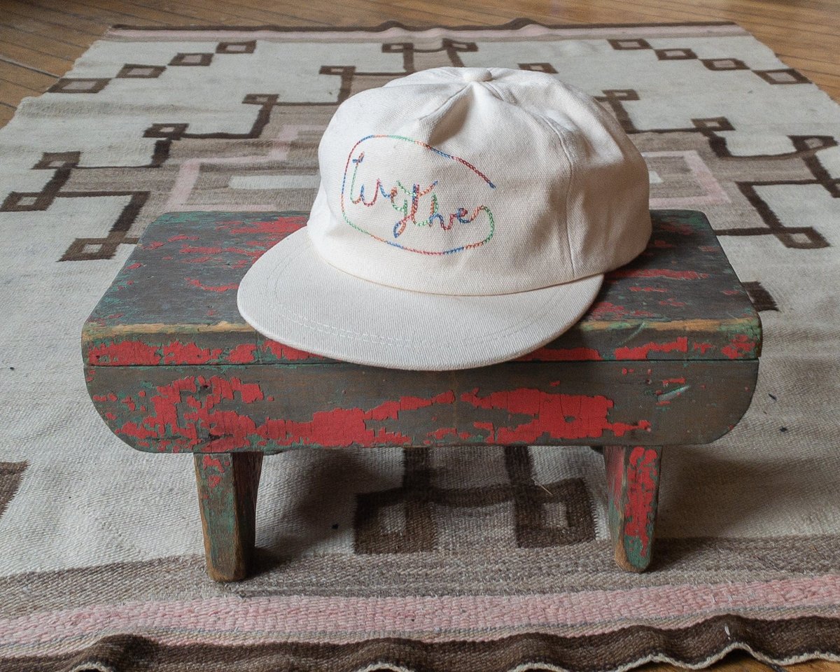Wythe Chainstitched Canvas Ranch Hat, Cream